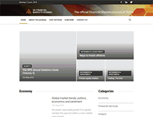 Tablet Screenshot of financialmarketsjournal.co.za
